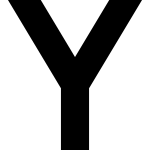 Y SVG Icon
